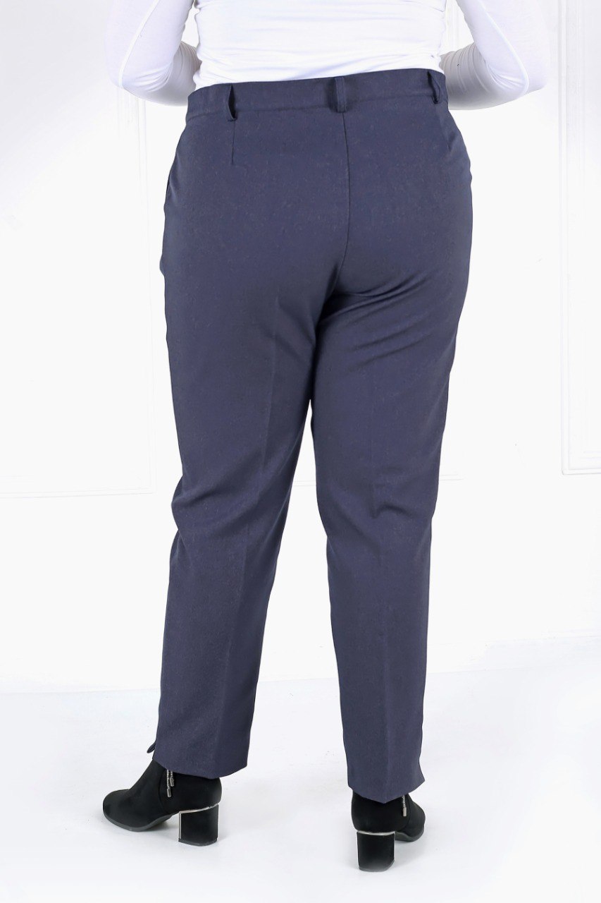 Pantalon Femme - Classique à Fentes - Flanelle