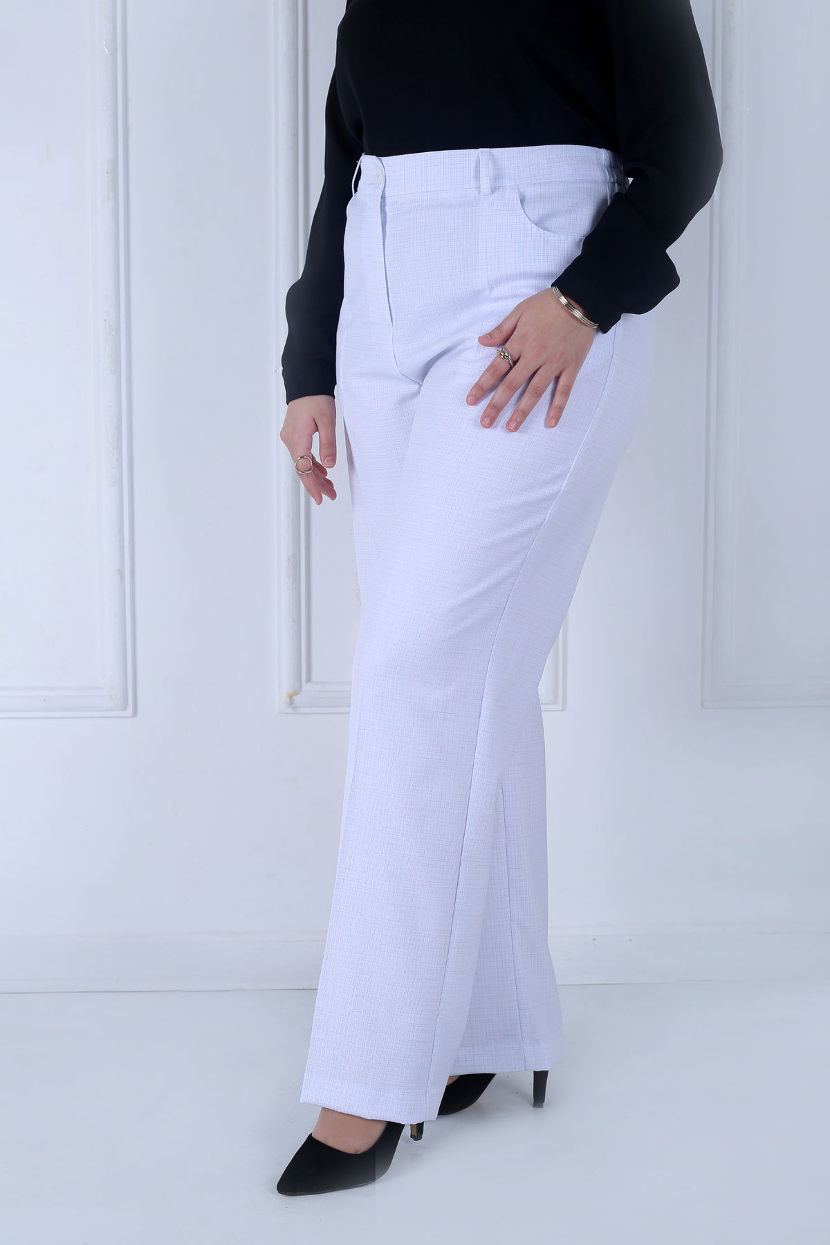 Pantalon Femme - Large Taille Haute - John Smith