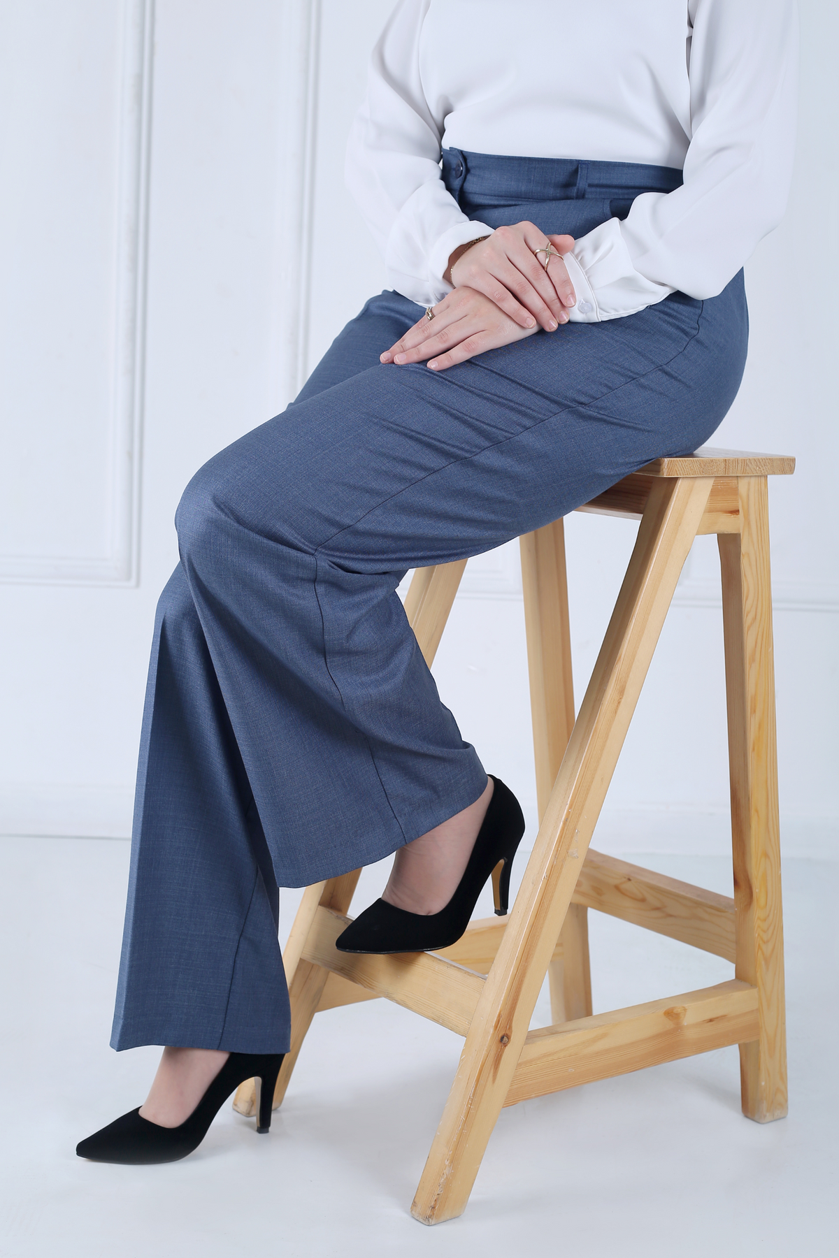 Pantalon Femme - Large Taille Haute - John Smith