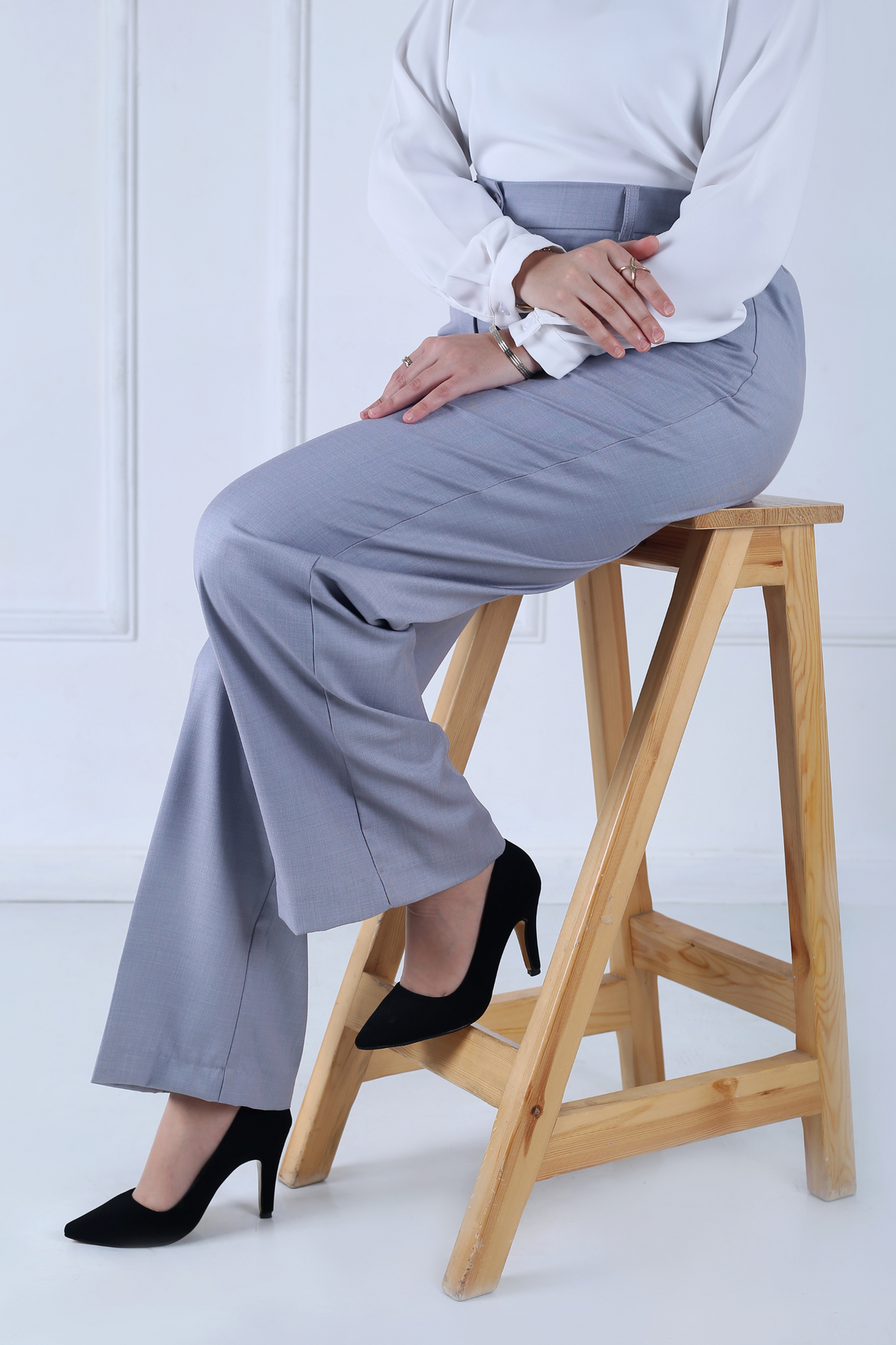 Pantalon Femme - Large Taille Haute - John Smith
